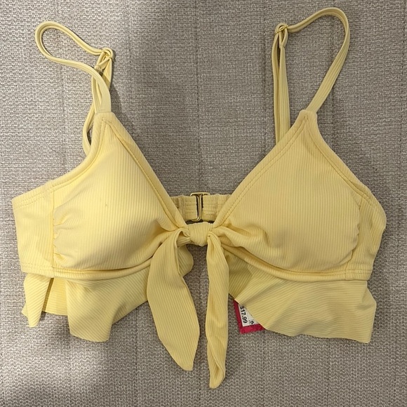 Xhilaration Yellow Bikini Top - Picture 1 of 5